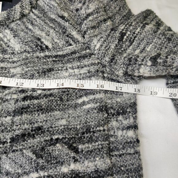 Isabel Marant Wool Alpaca Blend Gray Tweed Cropped Blazer Jacket Small Old Money - Picture 11 of 12